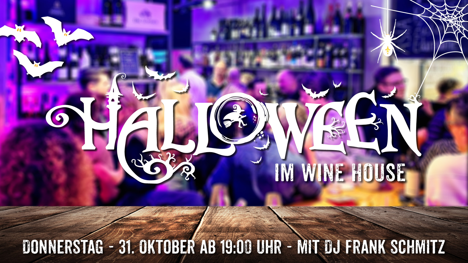 Halloween Party 2024 im WINE HOUSE auf dem Krefelder Großmarkt