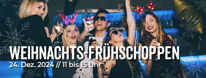 Unter dem Motto "unbesinnlich in die Weihnachtstage" läuten wir am 24.12.2024 im WINE HOUSE auf dem Krefelder Großmarkt mit Pommes & Champagner die besinnlichen Feiertage ein.